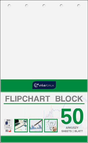 Flipchart Refill Paper Pad 640x1000mm 50 Sheets