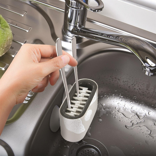 Cutlery Cleaning Brush, grey