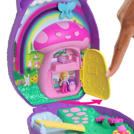 Polly Pocket Hedgehog Mom & Baby Purse Playset JBJ91 4+