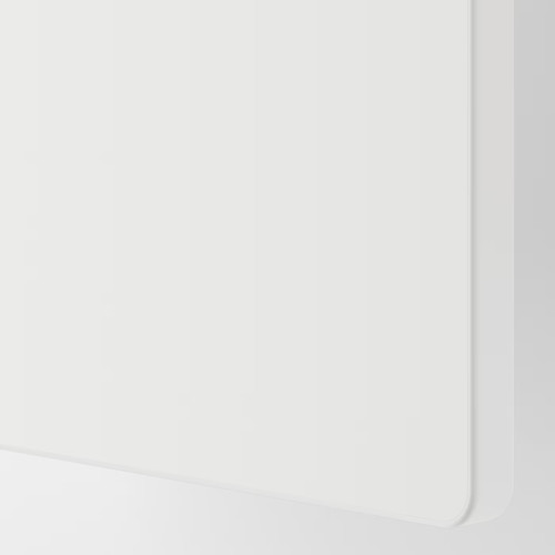 SMÅSTAD Desk, white light green/with 2 drawers, 90x79x100 cm