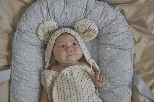 Elodie Details Hooded Towel - Pinstripe