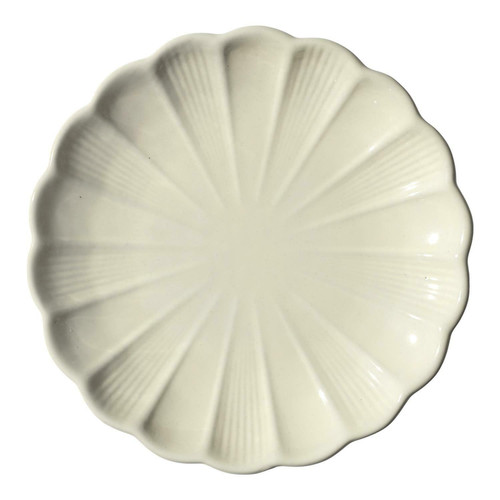 Ceramic Plate 20cm, cream