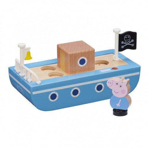 Tm Toys Peppa Pig Wooden Boat 24m+