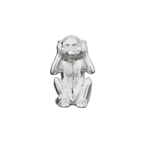 Decorative Figure Monkey Size S, silver