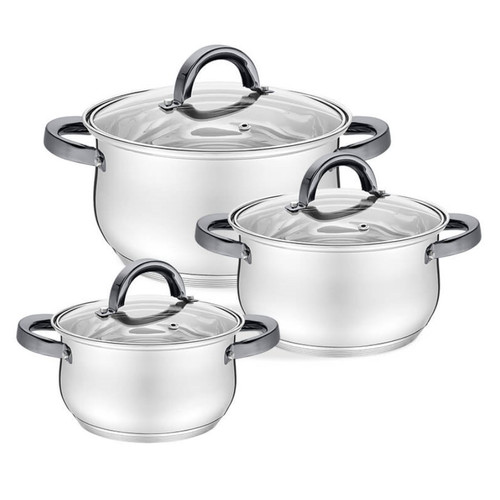 Feel Maestro 6-Piece Stainless Steel Cookware Set