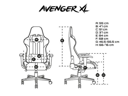 Natec Gaming Chair Fury Avenger XL