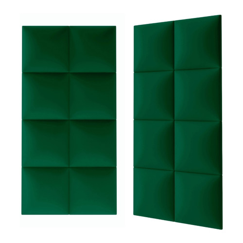 Upholstered Wall Panel Stegu Mollis Square 30 x 30 cm, green