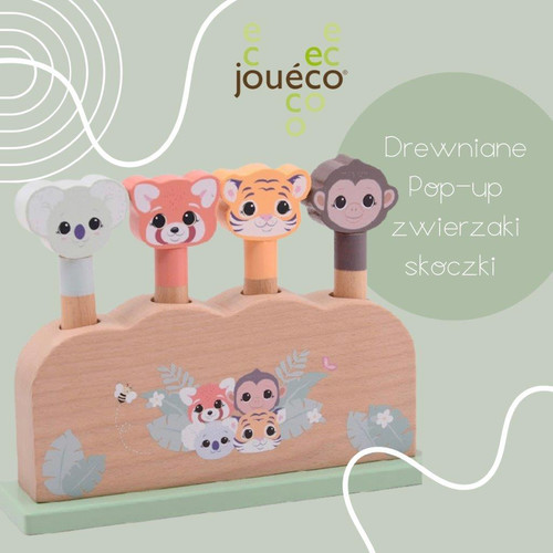 Joueco Wooden Pop-up Wildies The Wildies Family 12m+