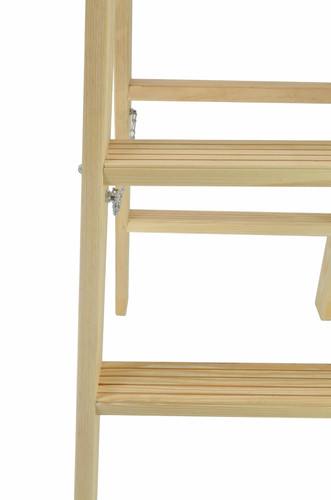 AW Wooden Ladder 2x4 Steps 150kg