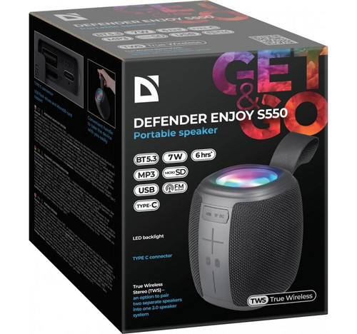 Defender Portable Bluetooth Speaker Enjoy S550