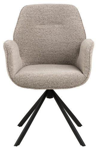 Swivel Chair Aura with Armrests Aura, beige