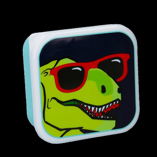 PRET Snack Box 3in1 Dino T-Rex Blue