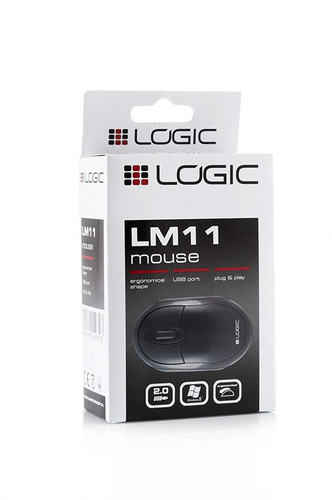Logic Wired Optical Mouse LM-11 1.3m