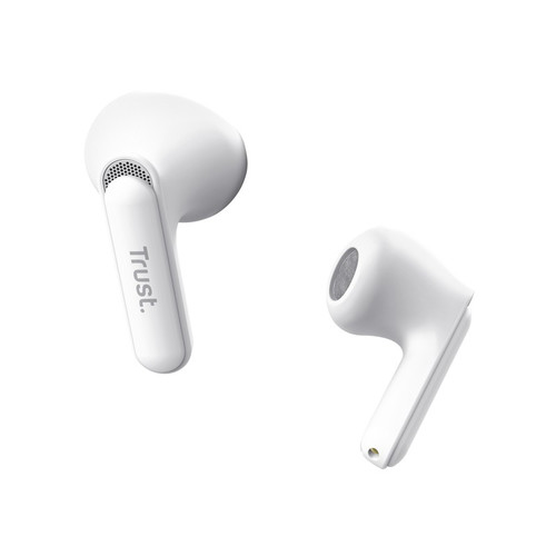 Trust Yavi Bluetooth ENC Earphones, White