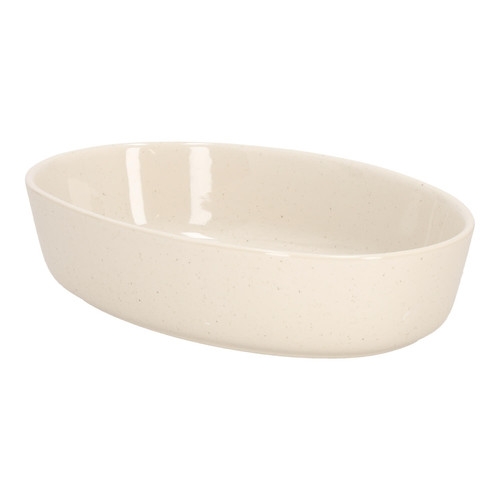 Elegant Ceramic Serving Dish Gomera, white