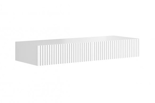 Wall-mounted Console Table Dresser Nicole, white/matt white