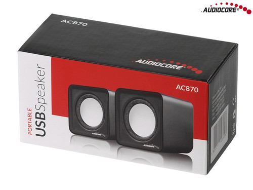 Audiocore Speakers 6W USB AC870R