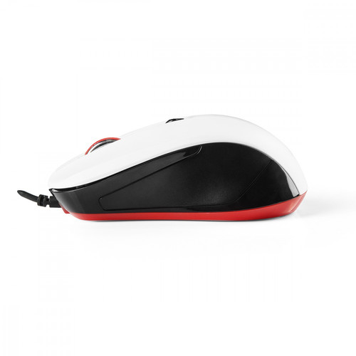 Modecom Wired Optical Mouse M9.1, black-white