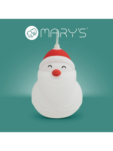 MARY'S LED Santa Claus Night Light with RGB, White