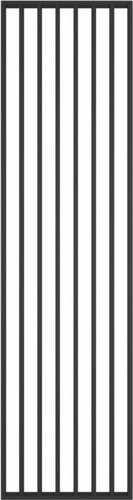 Lamella Panel 58 x 275 cm, black