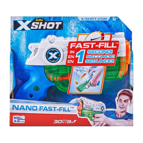 ZURU X-Shot Launcher Water Fast-Fill Nano 5+
