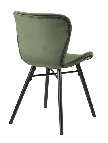 Chair Batilda, velvet, forest green