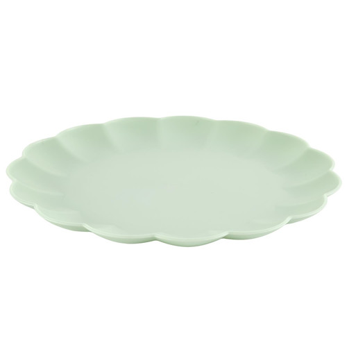 Plate Iris 25.5cm, pale green