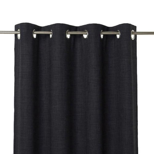 Block-out Curtain GoodHome Novan 140x260cm, black