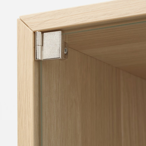 EKET Glass door, clear glass, 32x32 cm