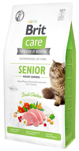 Brit Care Cat Grain Free Senior Weight Control 2kg