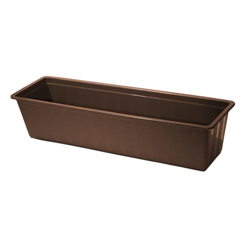 Balcony Plant Pot Box 40 cm, brown