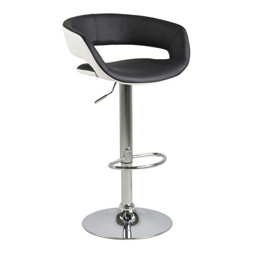 Bar Stool Grace, black/white