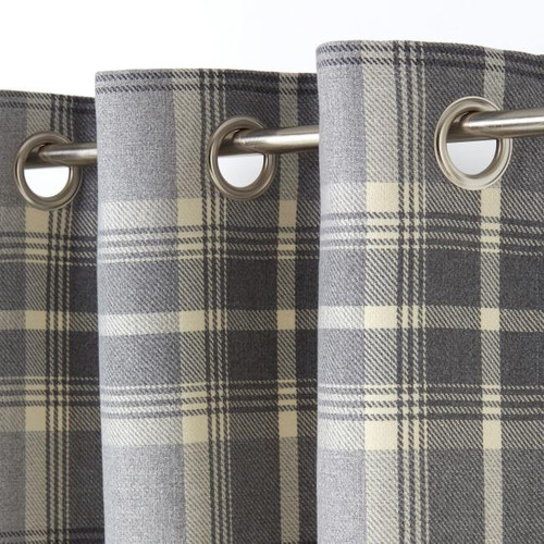 Curtain GoodHome Podor 140x260cm, grey