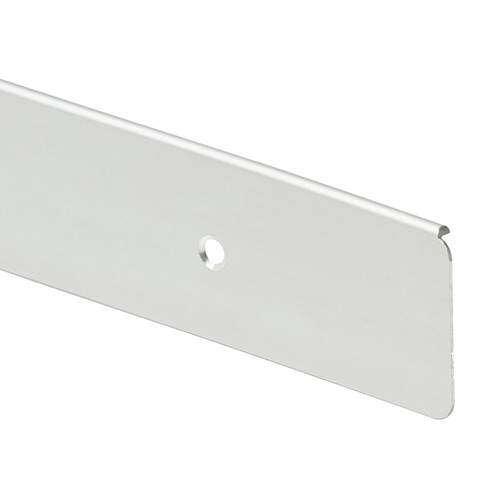 GoodHome Kitchen Worktop Side Strip 38 mm, R3 silver