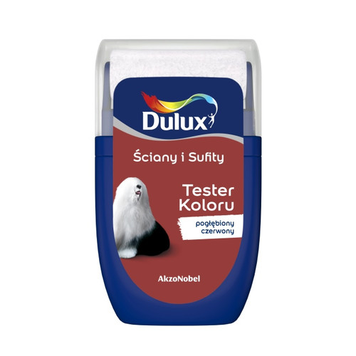 Dulux Colour Play Tester Walls & Ceilings 0.03l deep red