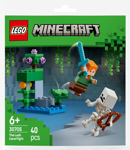LEGO Minecraft The Lush Cave Fight 6+