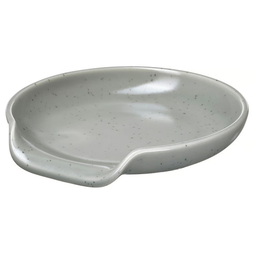 RÖDSYRA Spoonrest, light grey-blue, 12 cm