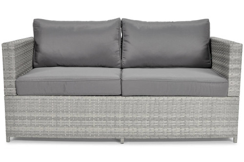 Outdoor 2-seat Sofa MALAGA, grey