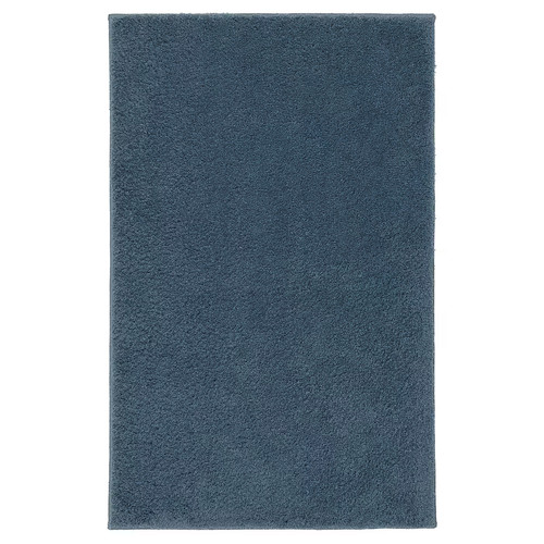 BACKMÅRA Bath mat, dark grey-blue, 50x80 cm