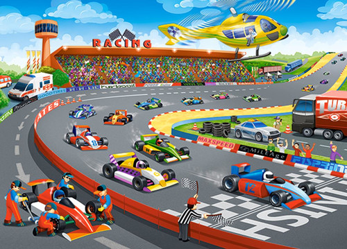 Castorland Children's Puzzle Formula Racing 120pcs 6+