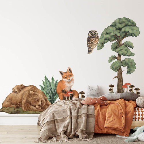 Wall Sticker Set - Forest Animals I