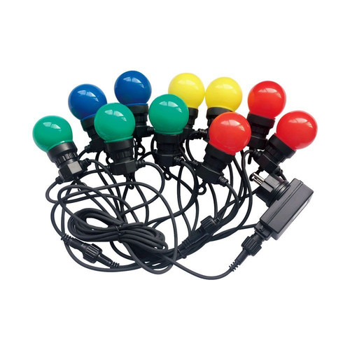 V-TAC String Light LED Lighting Chain 10M RGB 600lm IP44