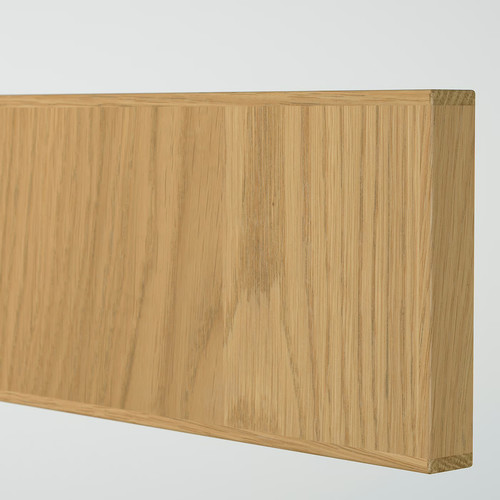 SINARP Drawer front, oak veneer, 60x10 cm