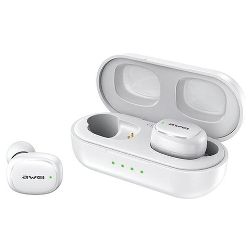 AWEI Headphones Earphones Bluetooth 5.1 T13 Pro TWS, white
