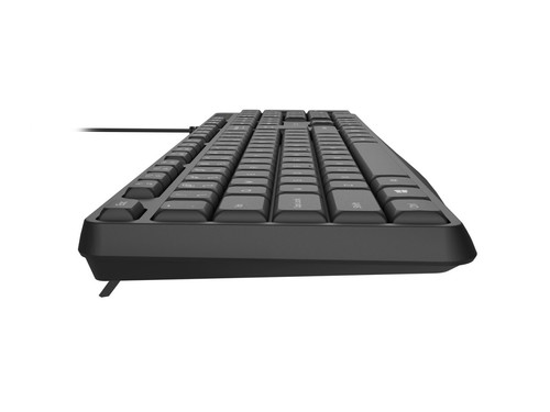 NATEC Keyboard Nautilus US, slim, black