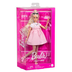 Barbie Deluxe Style Doll #3 in Pastel Pink Barbiecore Dress 3+