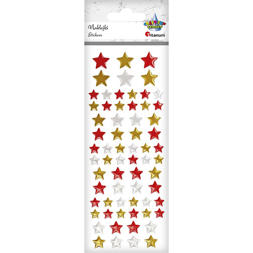 Craft-Fun Christmas Stickers Stars Mix