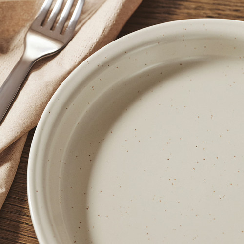 DAGGASTER Side plate, dotted/light beige, 20 cm