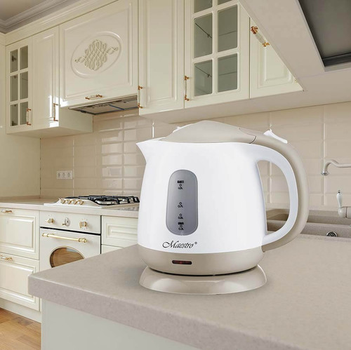 Feel Maestro 1.0L Electric Kettle 1100W MR-012-BEIGE