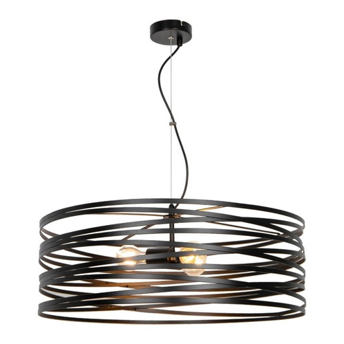 Pendant Lamp GoodHome Gabon 3x E27, matt black